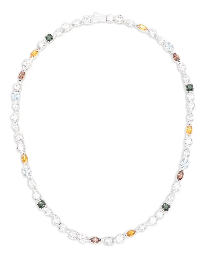 DARKAI Halskette mit Schmucksteinen - Silber Silber