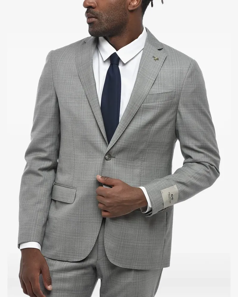 Corneliani slim-fit single-breasted suit - Grau Grau