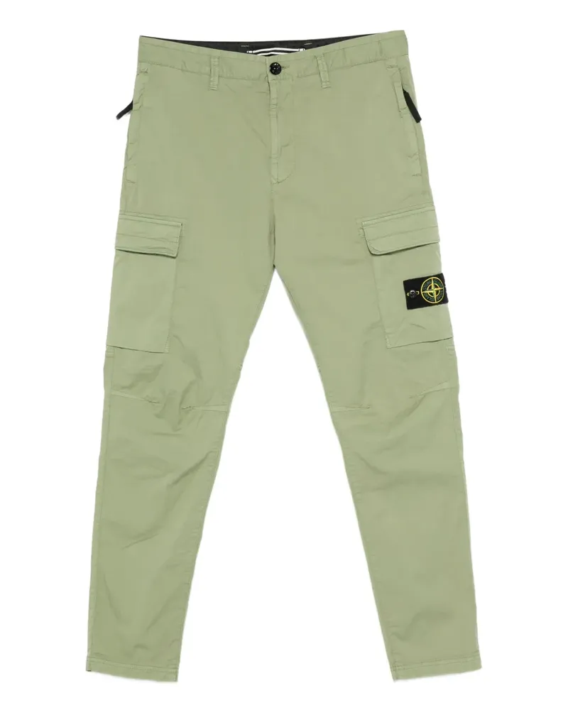 Stone Island Hose mit aufgesetzter Tasche - Grün Grün