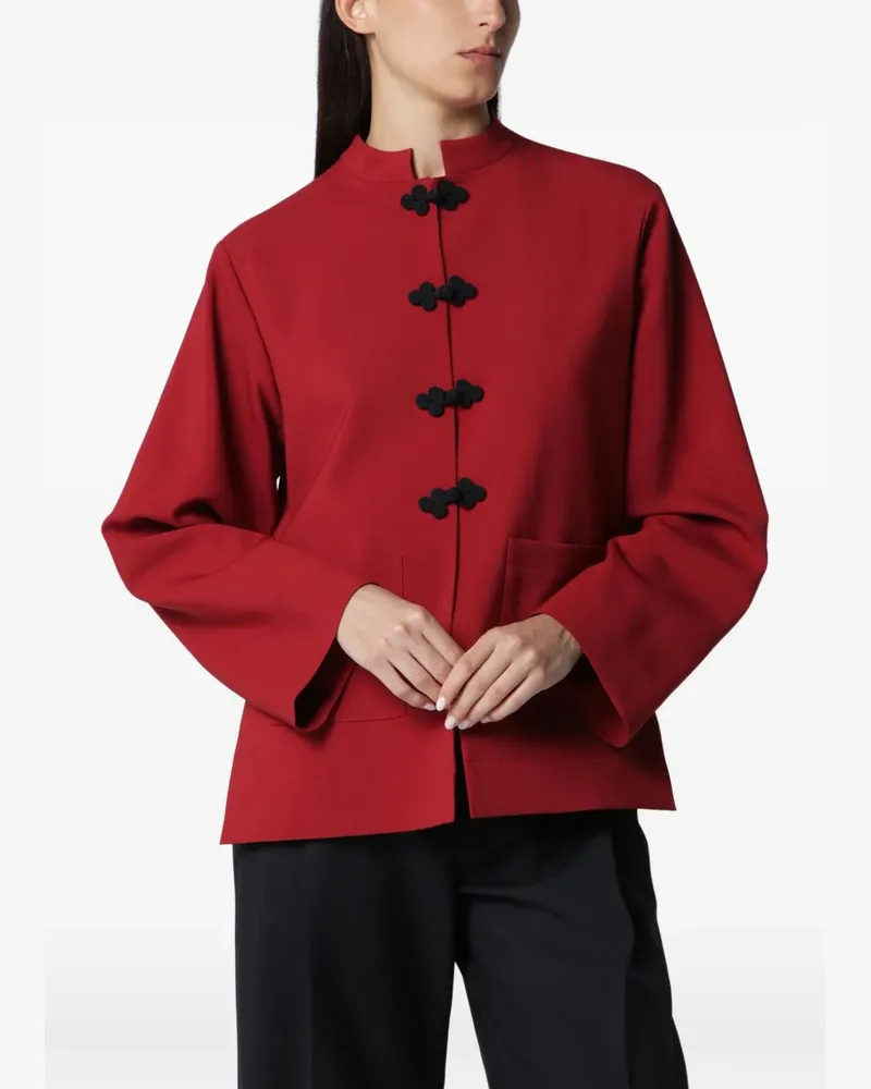 Róhe Pankou Wolljacke - Rot Rot