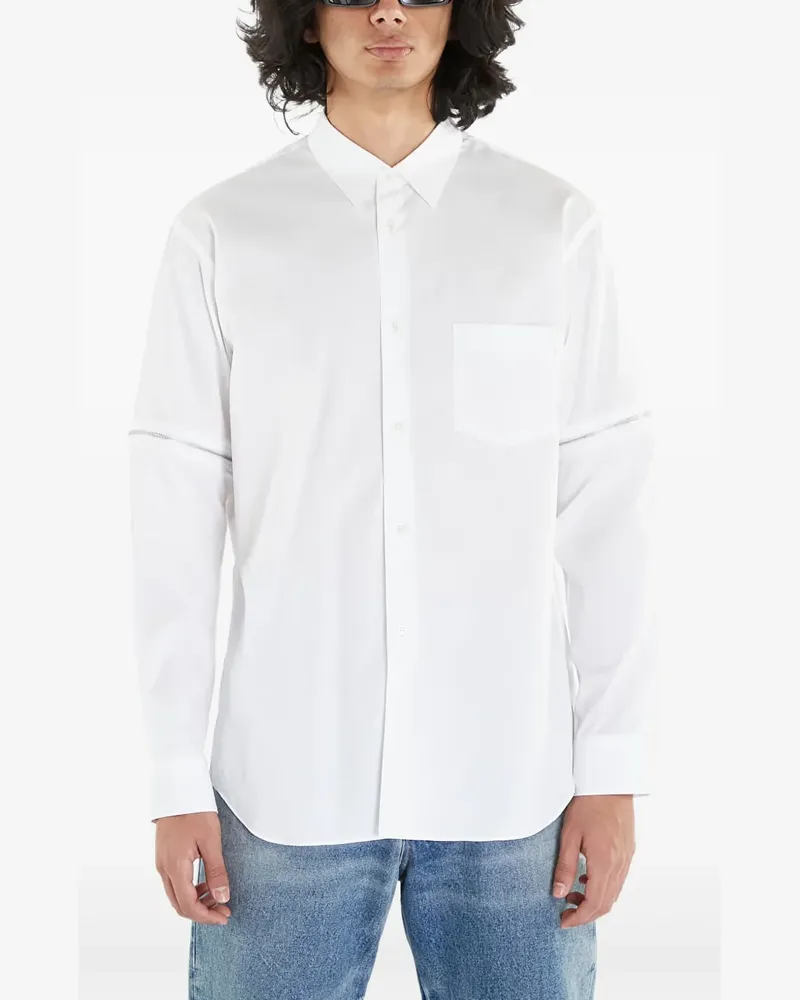 Comme des Garçons Klassisches Hemd - Weiß Weiß