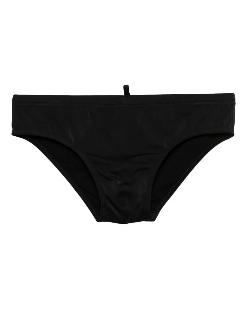 Dsquared2 Badehose mit Logo-Print Schwarz