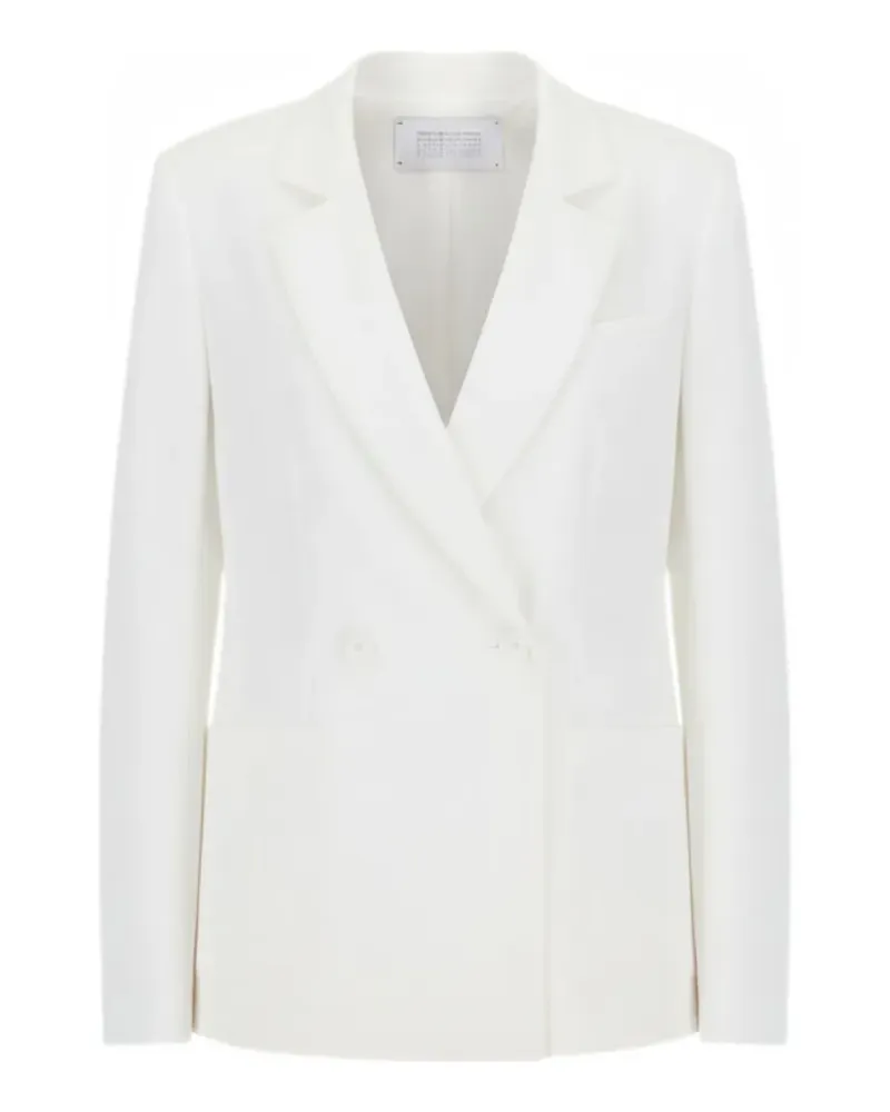 Harris Wharf London button double-breasted blazer - Weiß Weiß