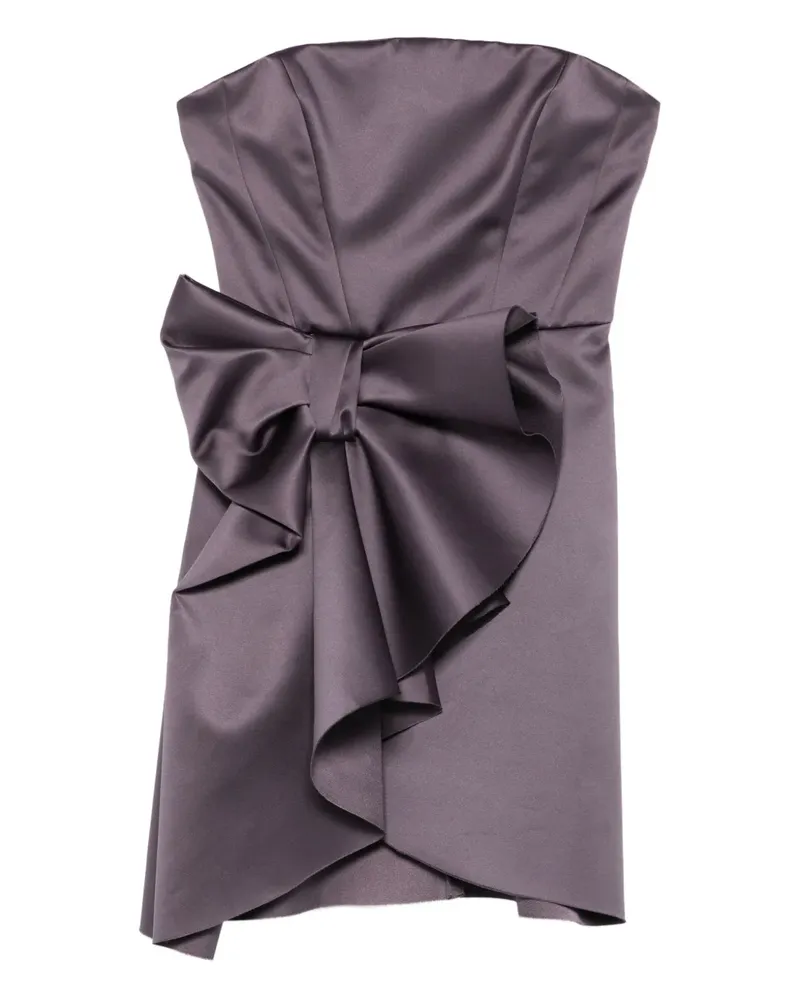 Viktor & Rolf Minikleid mit Schleifendetail - Violett Violett