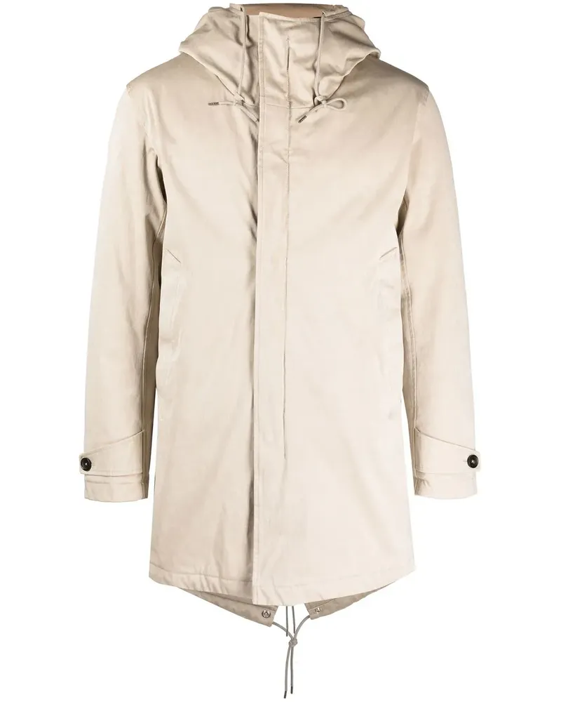 Ten c Gesteppter Core Daunenparka - Nude Nude