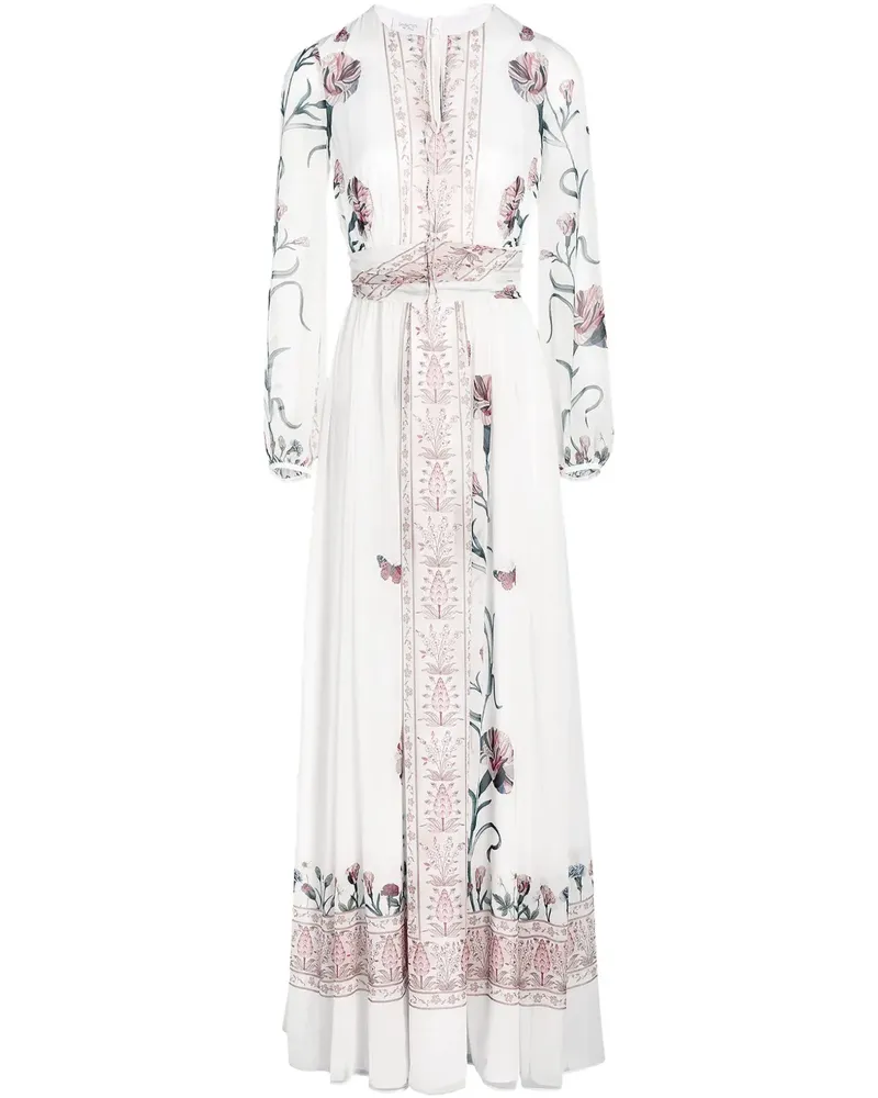 Giambattista Valli Kleid mit Print - Weiß Weiß