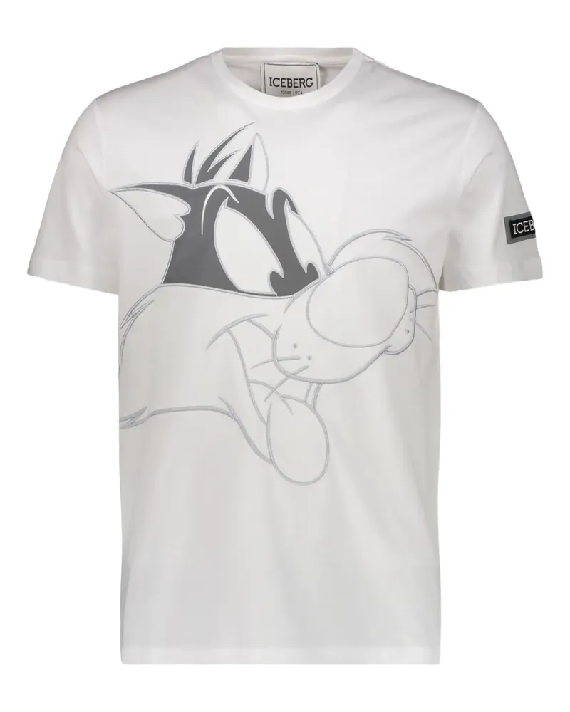 Iceberg x Looney Tunes T-Shirt mit Print - Nude Nude