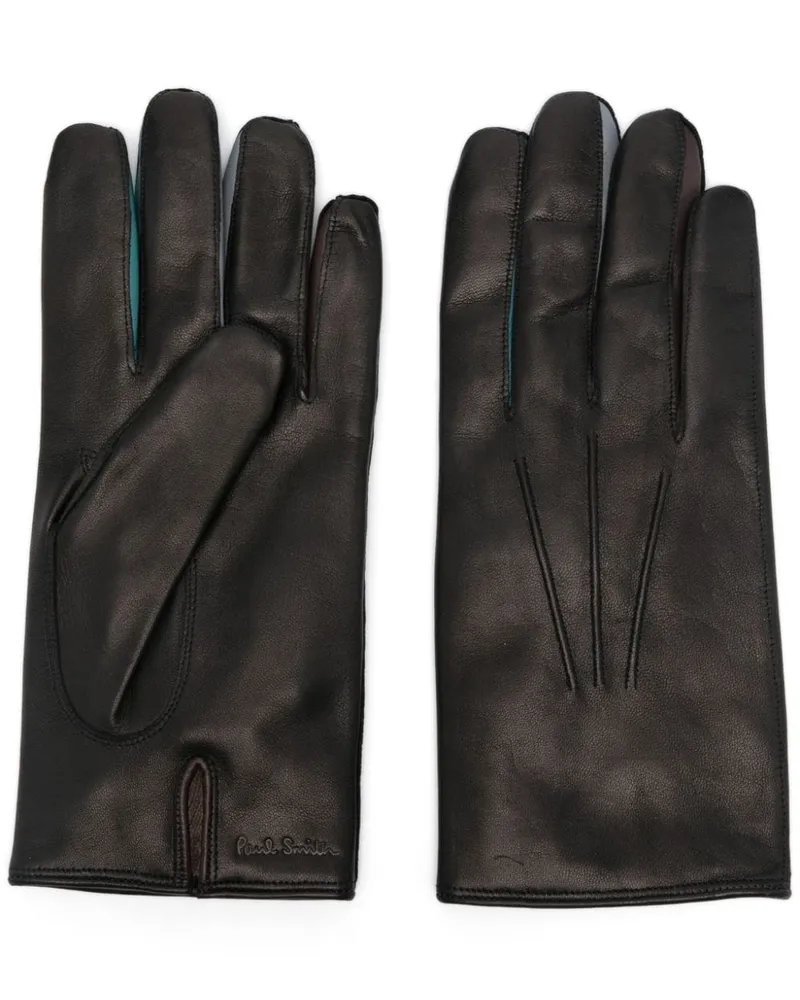 Paul Smith Concertina Handschuhe - Schwarz Schwarz