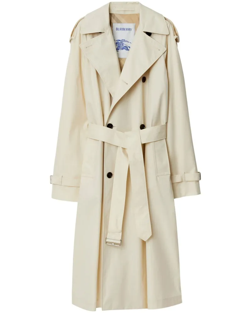 Burberry Doppelreihiger Trenchcoat - Nude Nude