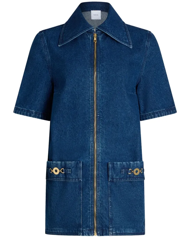 Patou Kleid aus Denim - Blau Blau