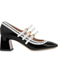 Moschino Mary Janes aus Leder Schwarz