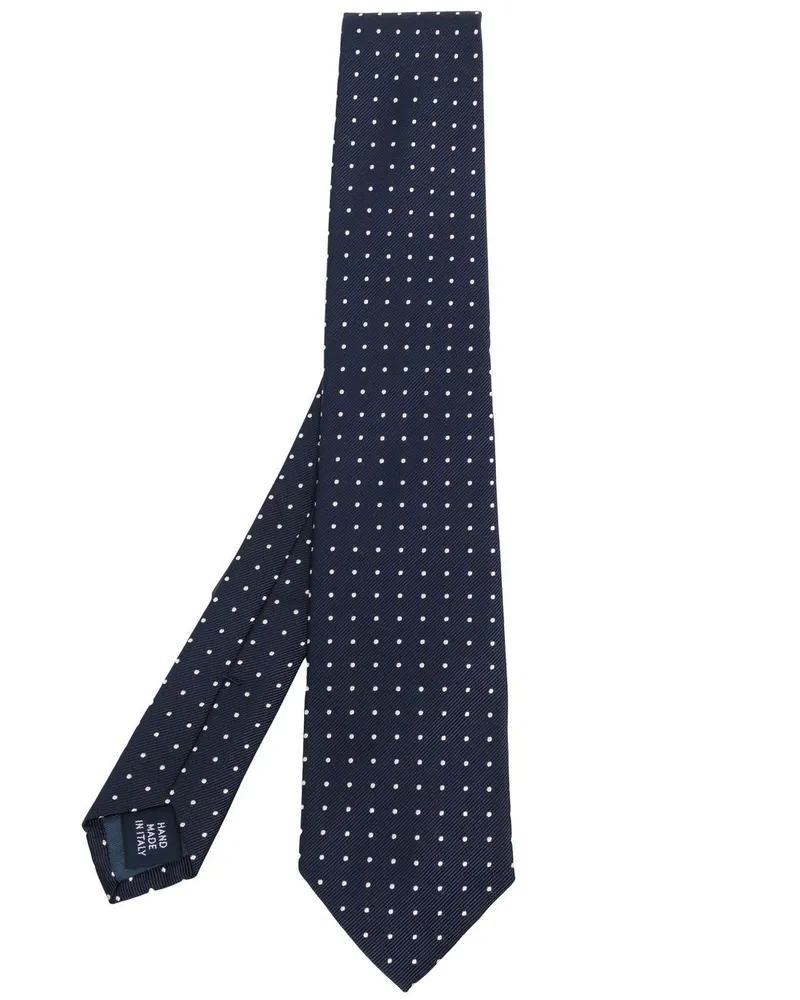 Ralph Lauren Krawatte mit Polka Dots - Blau Blau