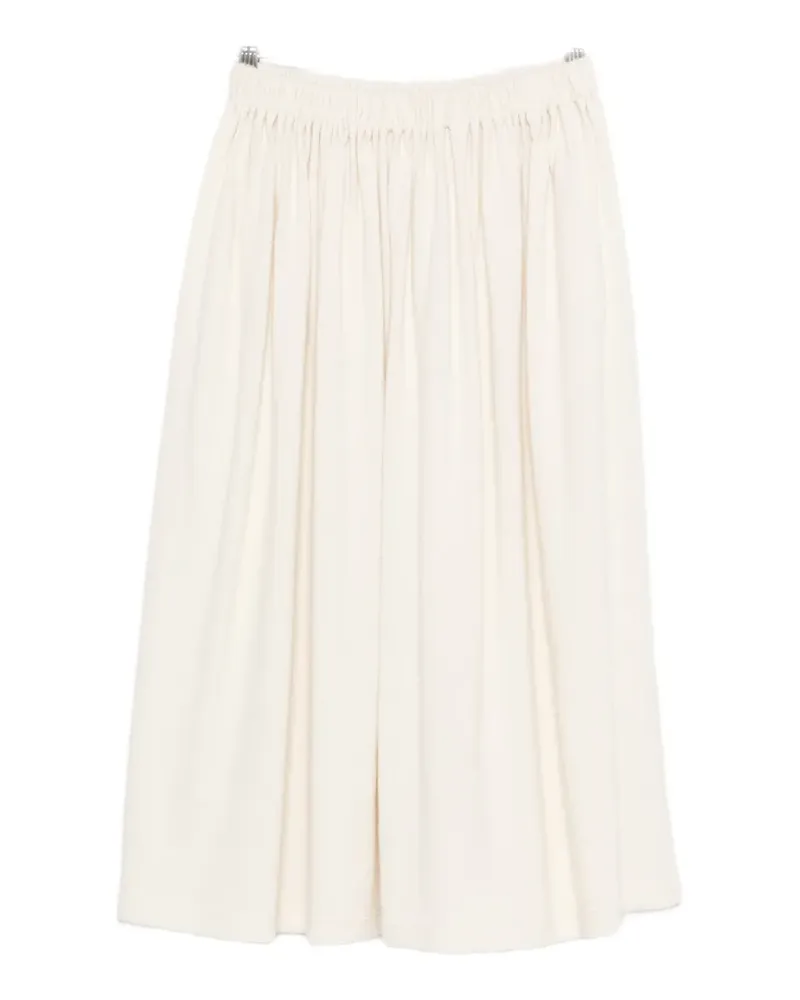 extreme cashmere Nº403 Mary Xtra Shot elasticated midi skirt - Nude Nude