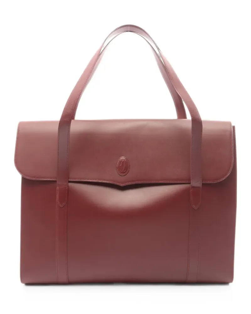 Cartier 2010s Must de  leather tote bag - Rot Rot