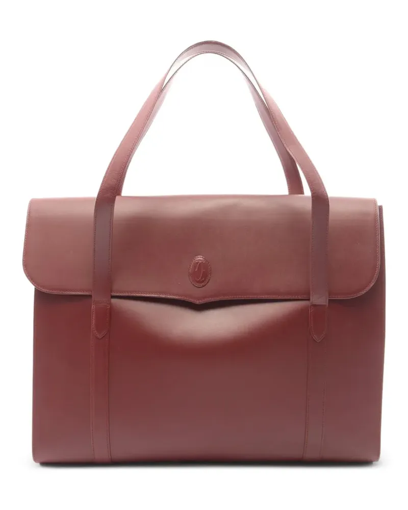 Cartier 2010s Must de  leather tote bag - Rot Rot
