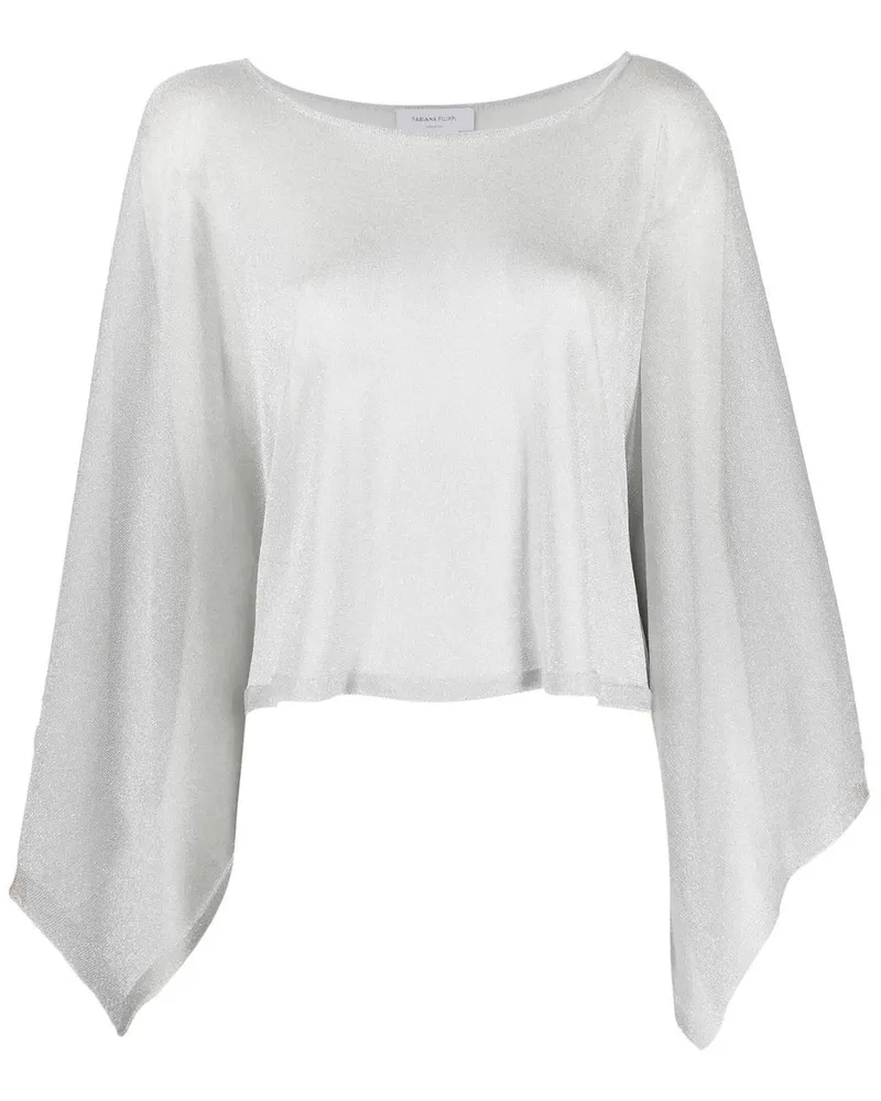 Fabiana Filippi Pullover mit weiten Ärmeln - Silber Silber