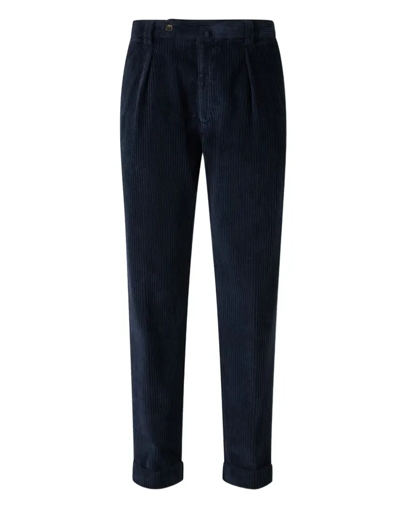 Berwich Cordhose mit Falten - Blau Blau