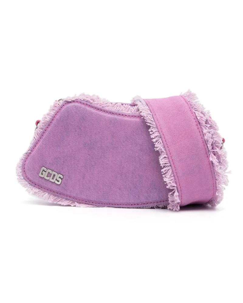 GCDS Comma Jeans-Schultertasche - Rosa Rosa