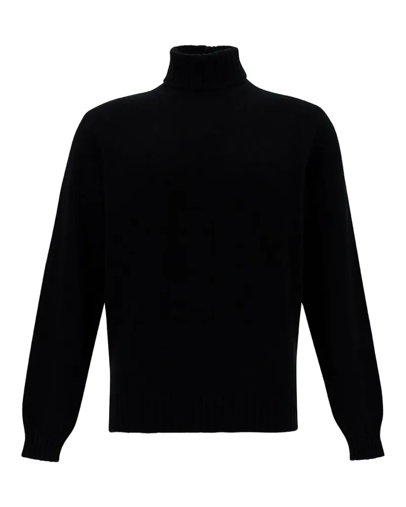 Filippo de Laurentiis Gestrickter Rollkragenpullover - Schwarz Schwarz