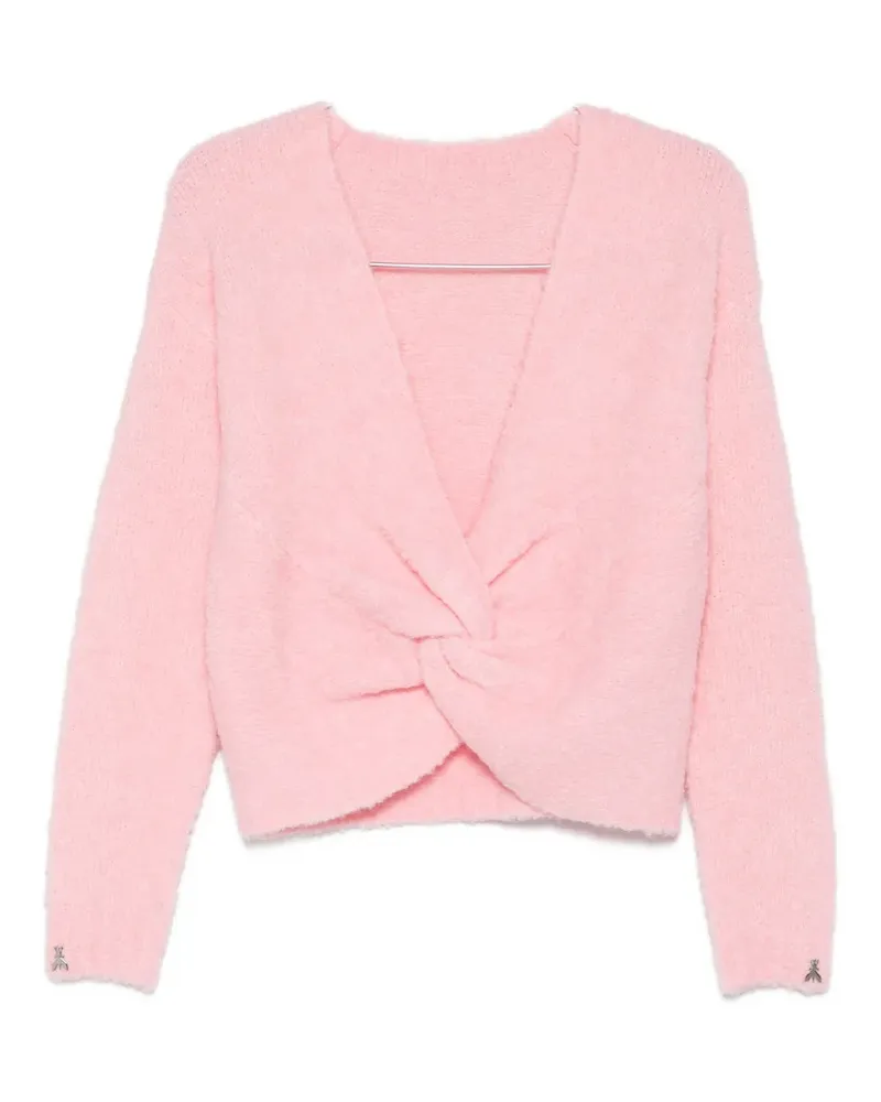 Patrizia Pepe Pullover mit Twist-Detail - Rosa Rosa