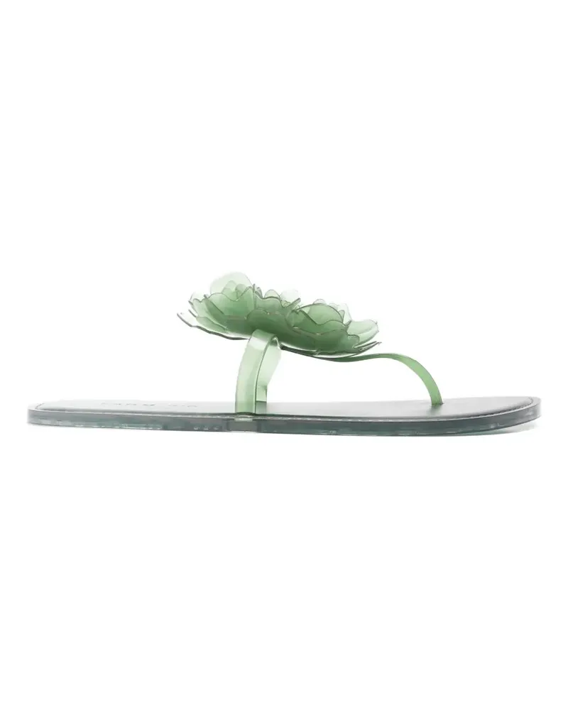 FARM Rio semi-transparent finish flip-flops - Grün Grün