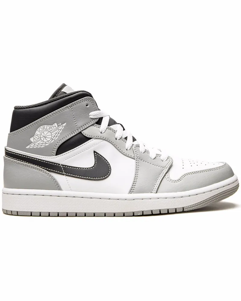 Jordan Air  1 Mid Light Smoke Grey 2.0 Sneakers - Grau Grau