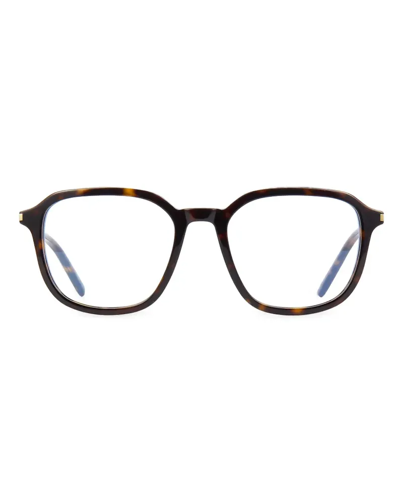 Saint Laurent SL 387 Brille mit geometrischem Gestell - Braun Braun
