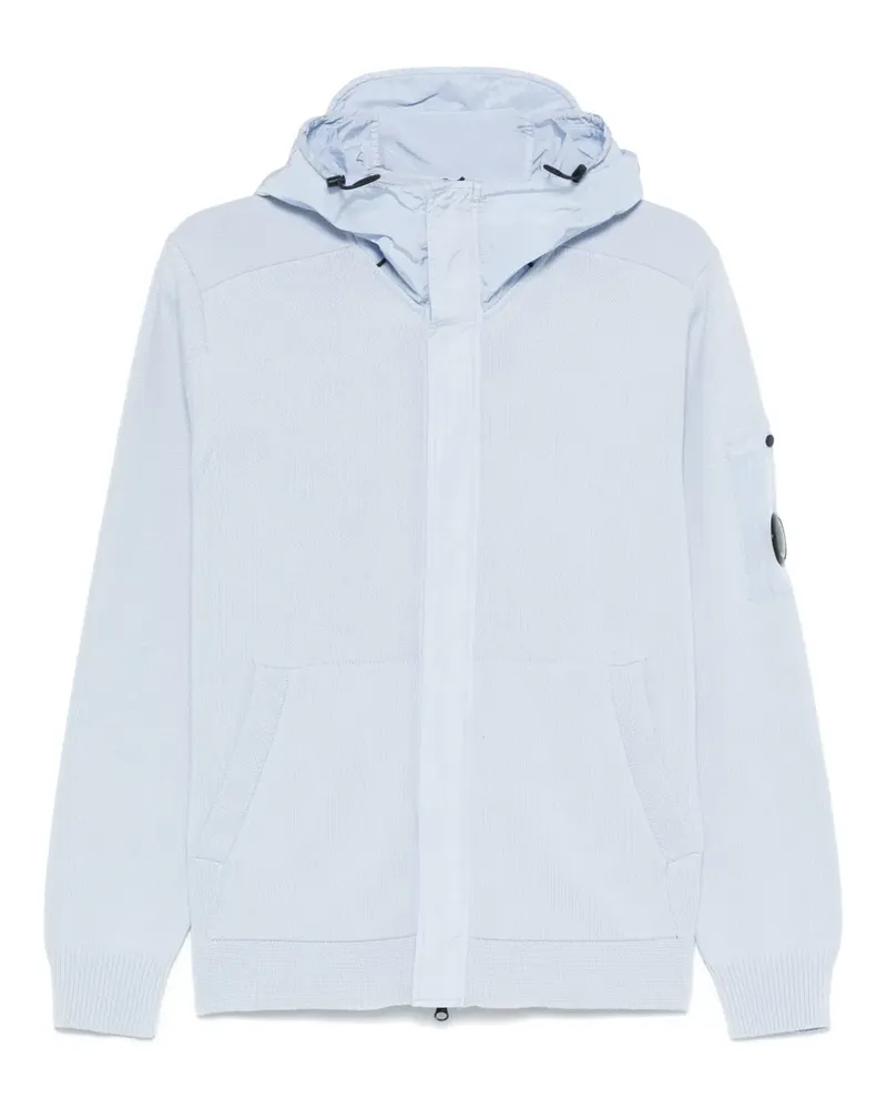 C.P. Company Hoodie mit Linsen-Detail - Blau Blau