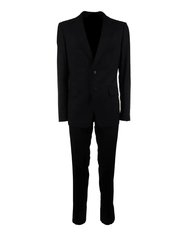 Prada single-breasted notched-lapel suit - Blau Blau