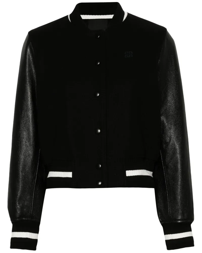 Givenchy Bomberjacke mit 4G-Stickerei - Schwarz Schwarz