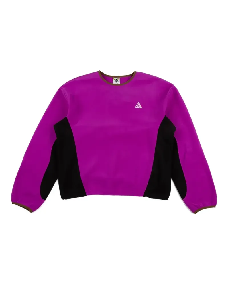 Nike Wolf Tree Sweatshirt mit rundem Ausschnitt - Violett Violett