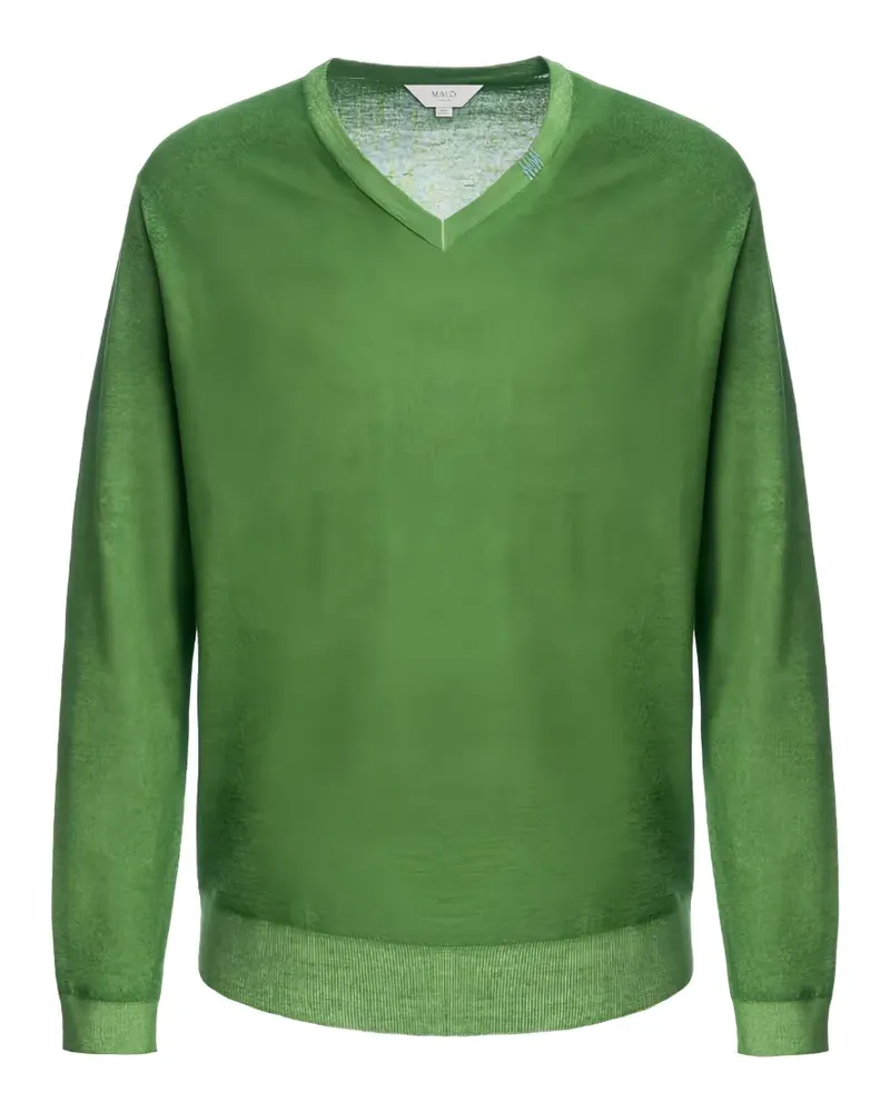Malo Tavolozza Strickpullover - Grün Grün