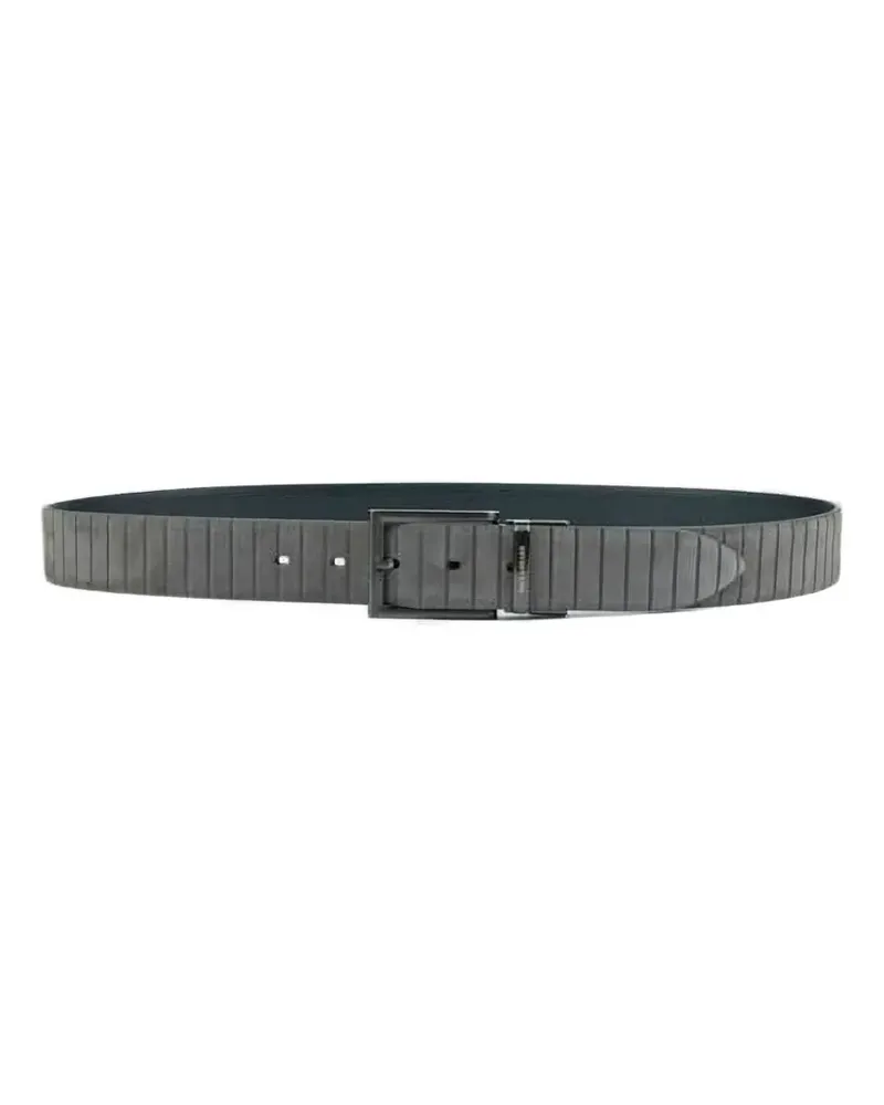 Paul & Shark reversible-design leather belt - Grau Grau