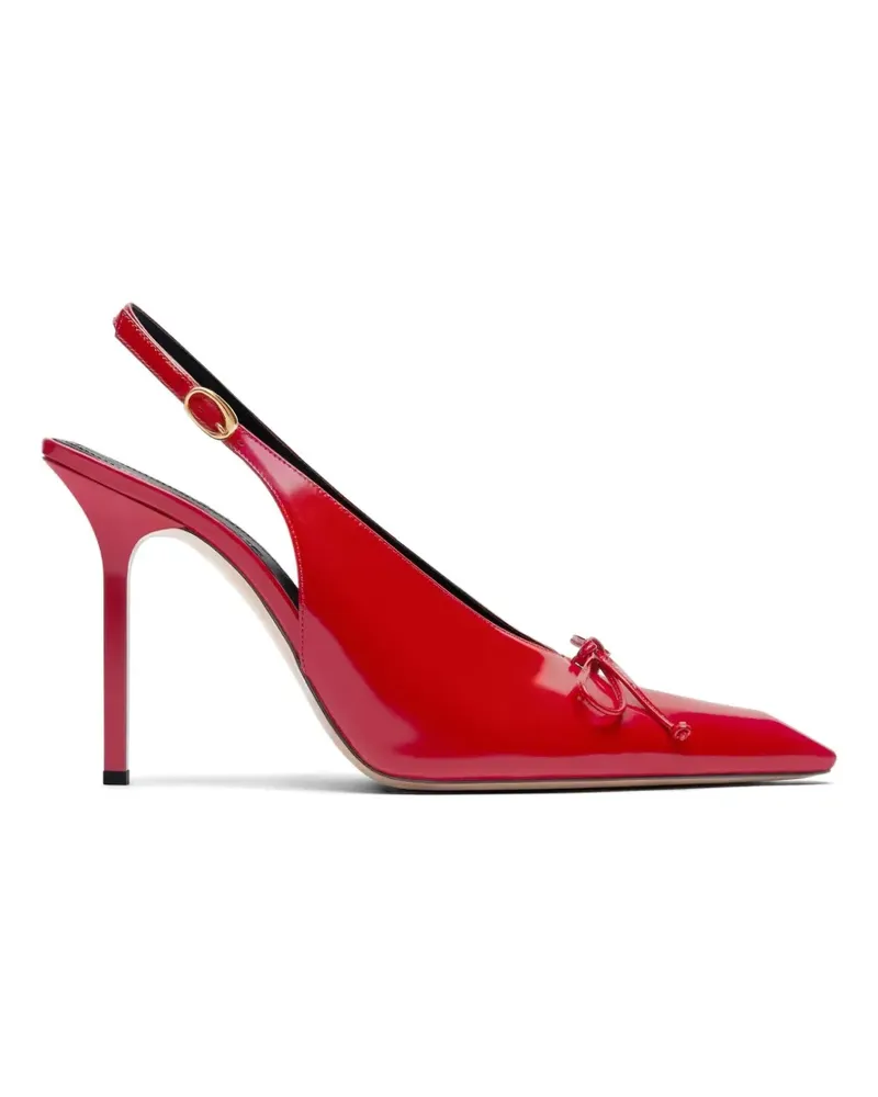 Jacquemus Cubisto slingback pumps - Rot Rot