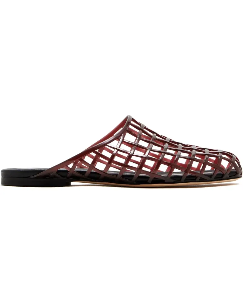 Vince Barcelona Jelly-Mules mit Gitterdetail - Braun Braun