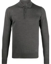 Emporio Armani Pullover mit V-Ausschnitt Grau