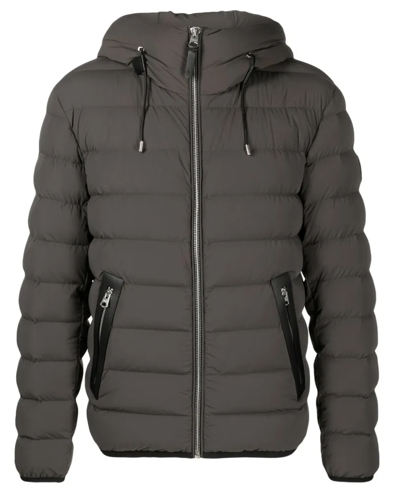 Mackage Gefütterte Jacke mit mattem Finish Grau