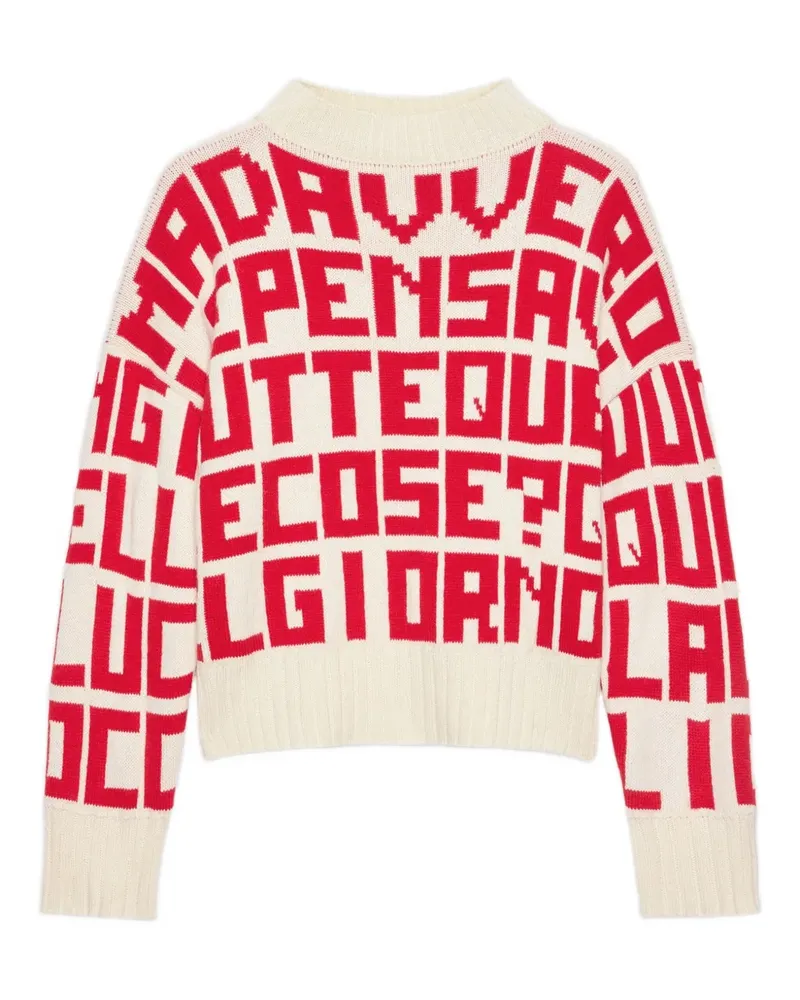 MSGM x Caterina Frongia long-sleeve sweater - Nude Nude