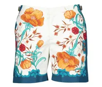 x La DoubleJ Bulldog Badeshorts - Weiß