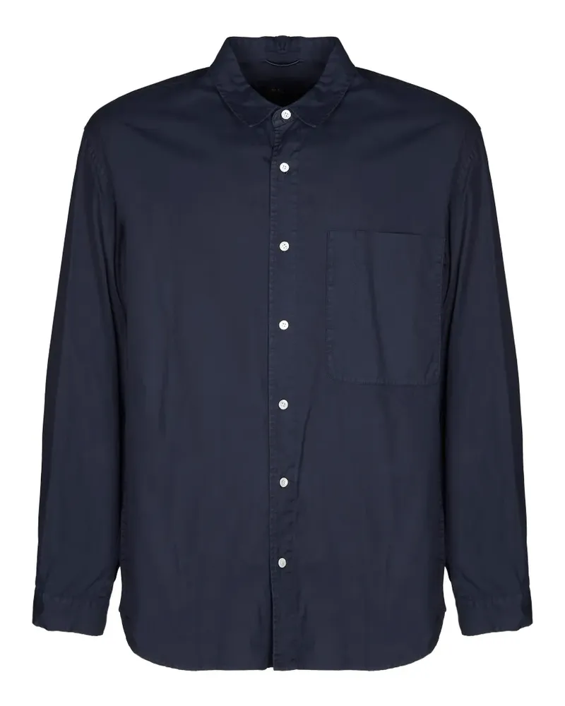 Paltò Jacke mit Taschen - Blau Blau