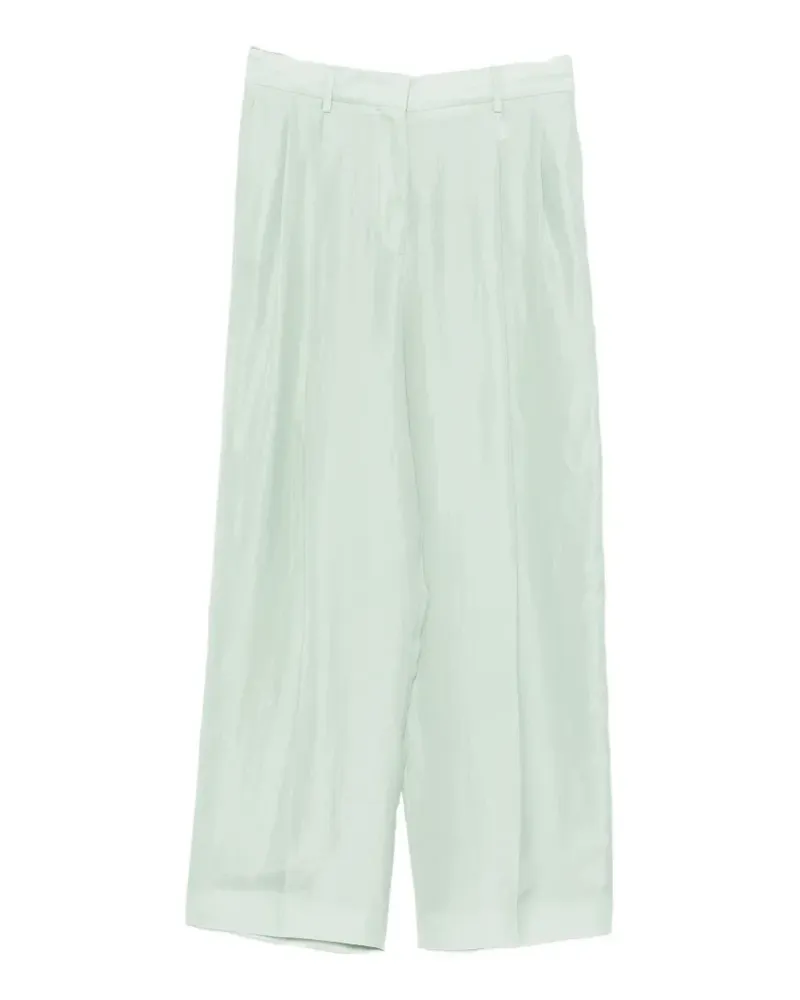 Fabiana Filippi pleated wide-leg trousers - Grün Grün