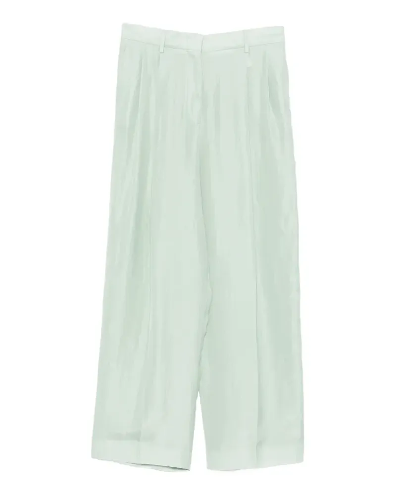 Fabiana Filippi pleated wide-leg trousers - Grün Grün