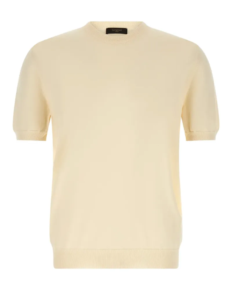 Zanone T-Shirt mit Rundhalsausschnitt - Nude Nude