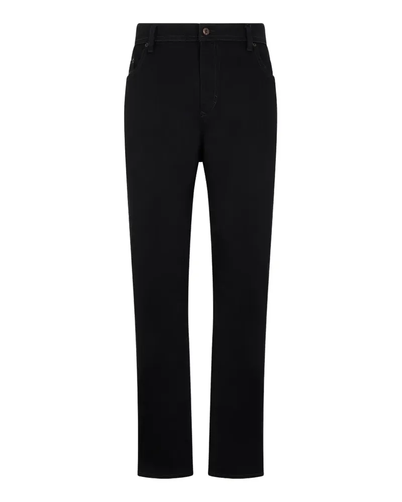 Diesel straight-cut elasticated jeans - Schwarz Schwarz