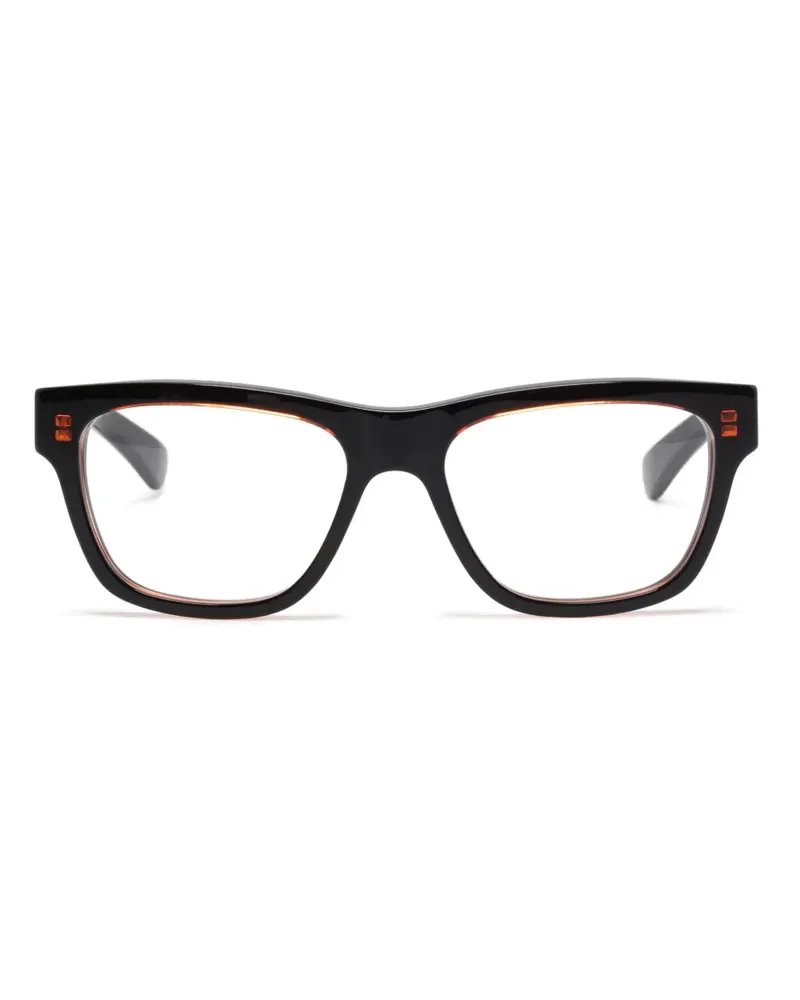 Gucci Brille mit eckigem Gestell - Schwarz Schwarz