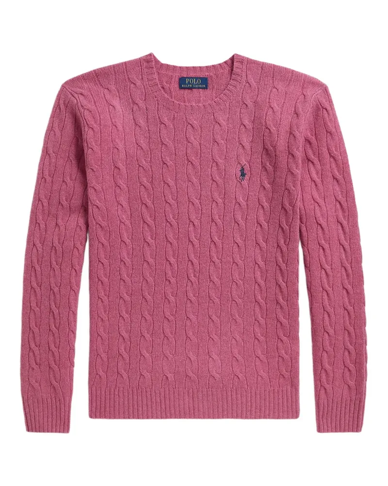 Ralph Lauren Pullover mit Zopfmuster - Rosa Rosa