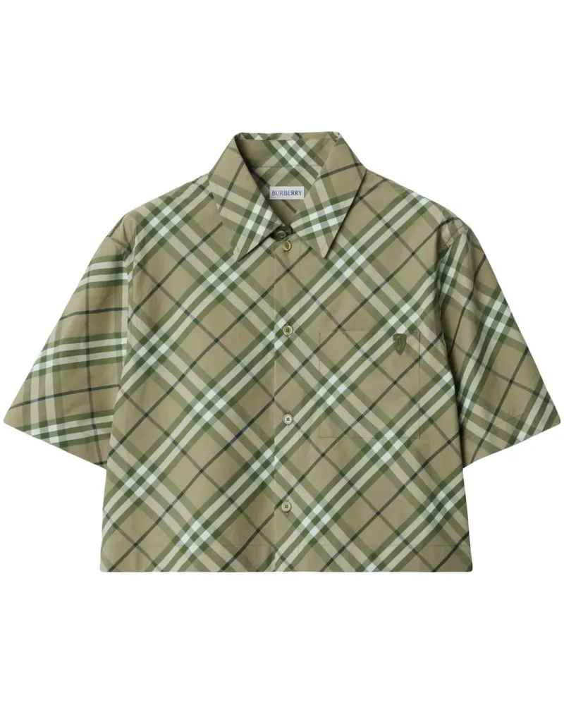 Burberry Hemd mit Karomuster - Grün Grün