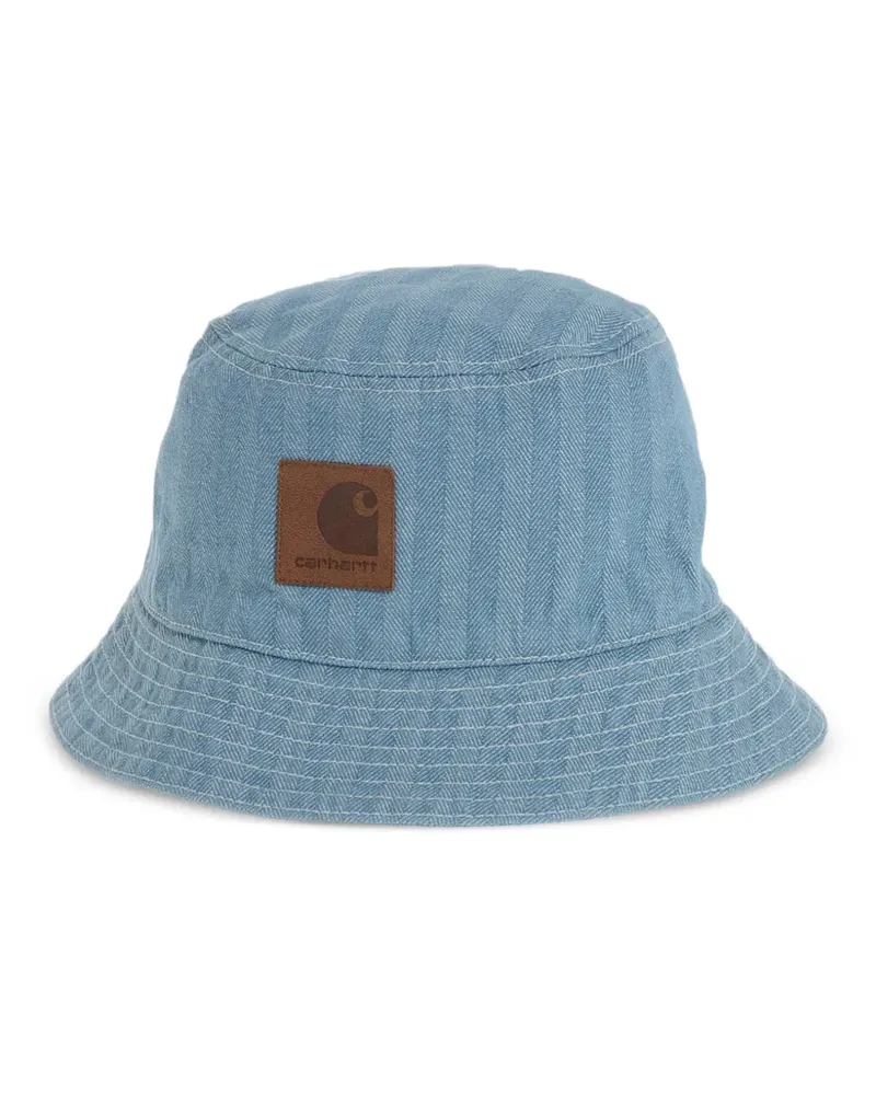Carhartt WIP Menard Fischgräten-Fischerhut - Blau Blau