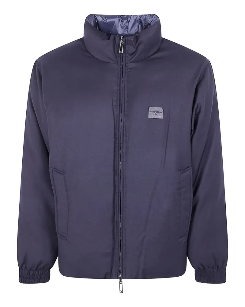 Emporio Armani Jacke mit Logo-Detail - Blau Blau