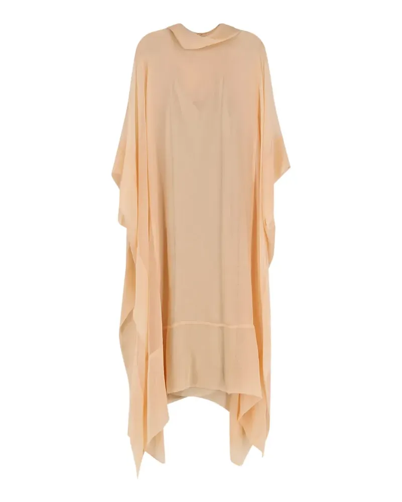 Alberta Ferretti Asymmetrisches Kleid - Nude Nude